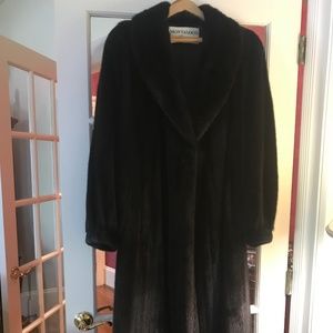 Black Sable Fur Coat